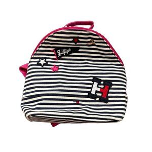Tommy Hilfiger Pink Striped Stars Girls Mini Backpack
